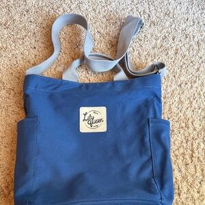 Blue Lily Queen Tote Bag